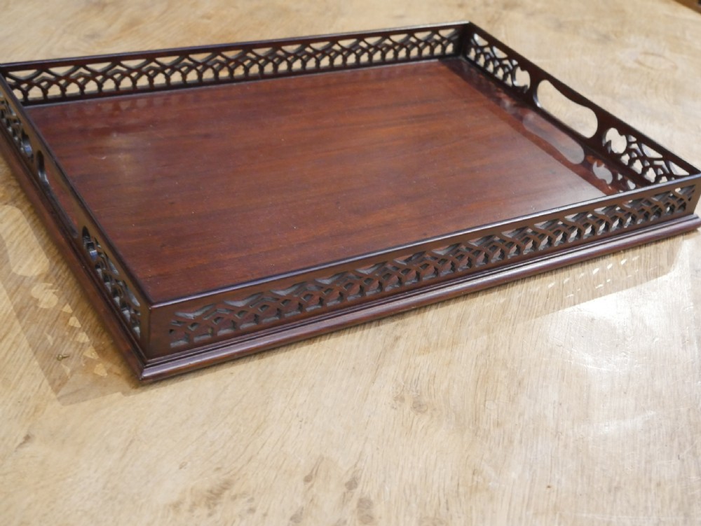 Fine Fretwork Tray View III