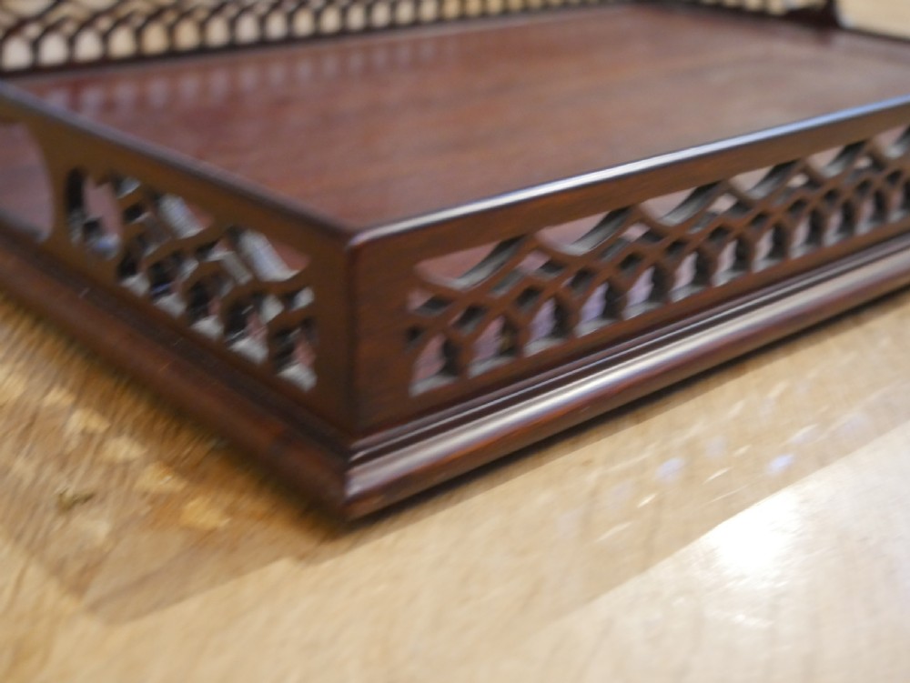 Fine Fretwork Tray View IV