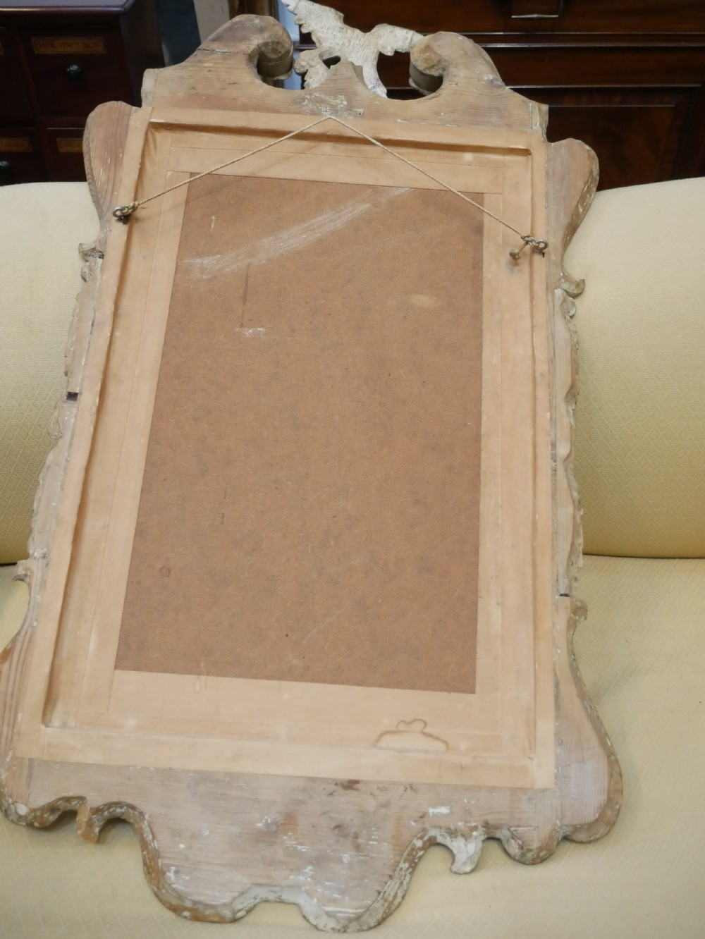 18th Century Pine Wall Mirror   View VIII