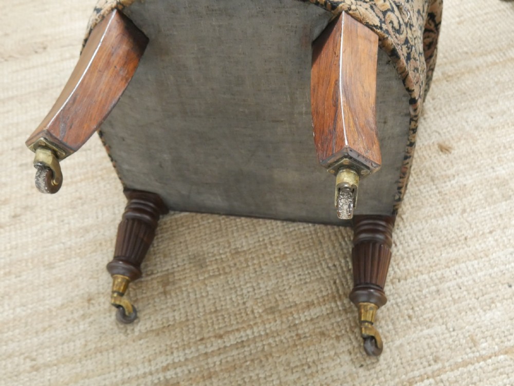 English Regency Reading Arm Chair View IX