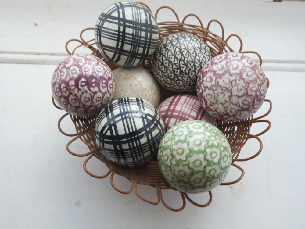 Scottish 19thC Carpet Bowls