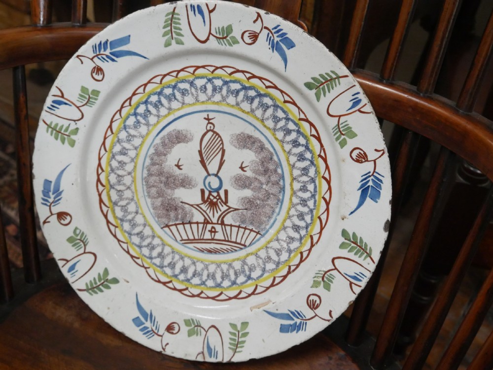 18th Century English Delft Charger