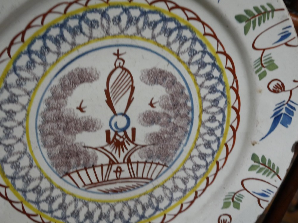 18th Century English Delft Charger View II