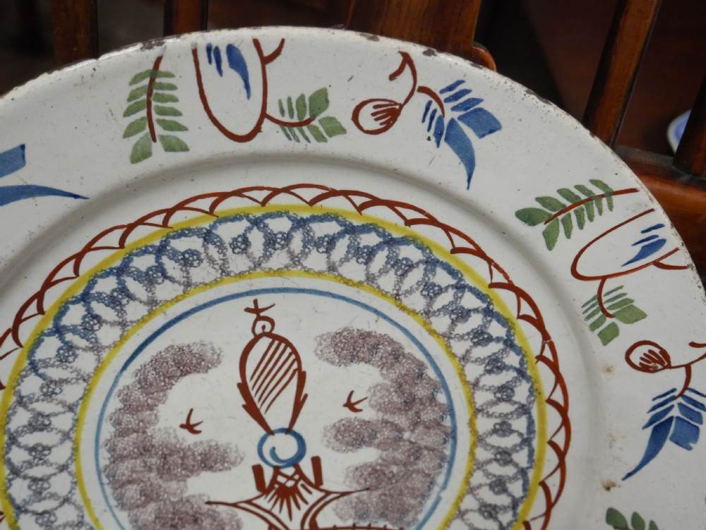 18th Century English Delft Charger View III