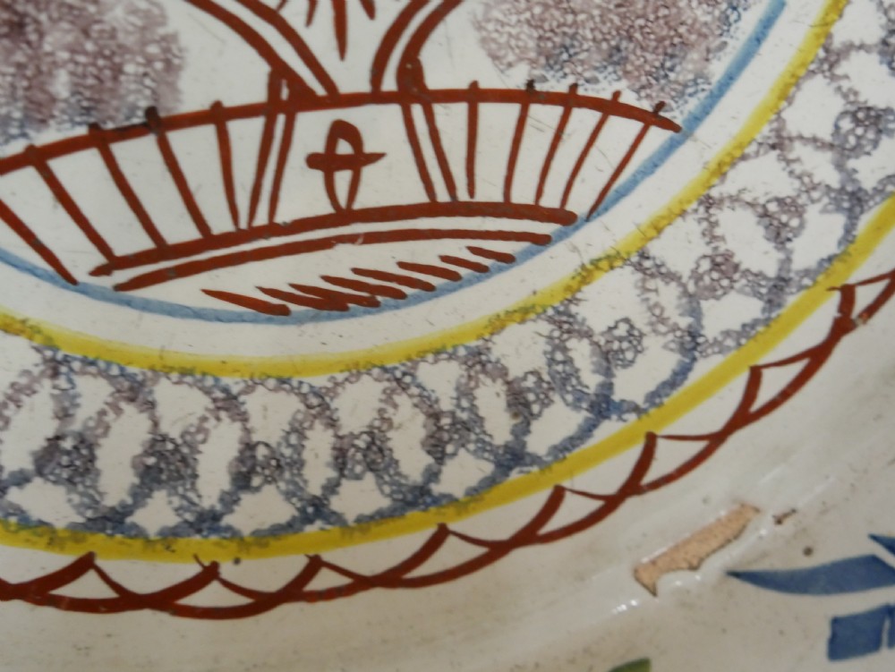 18th Century English Delft Charger View IV