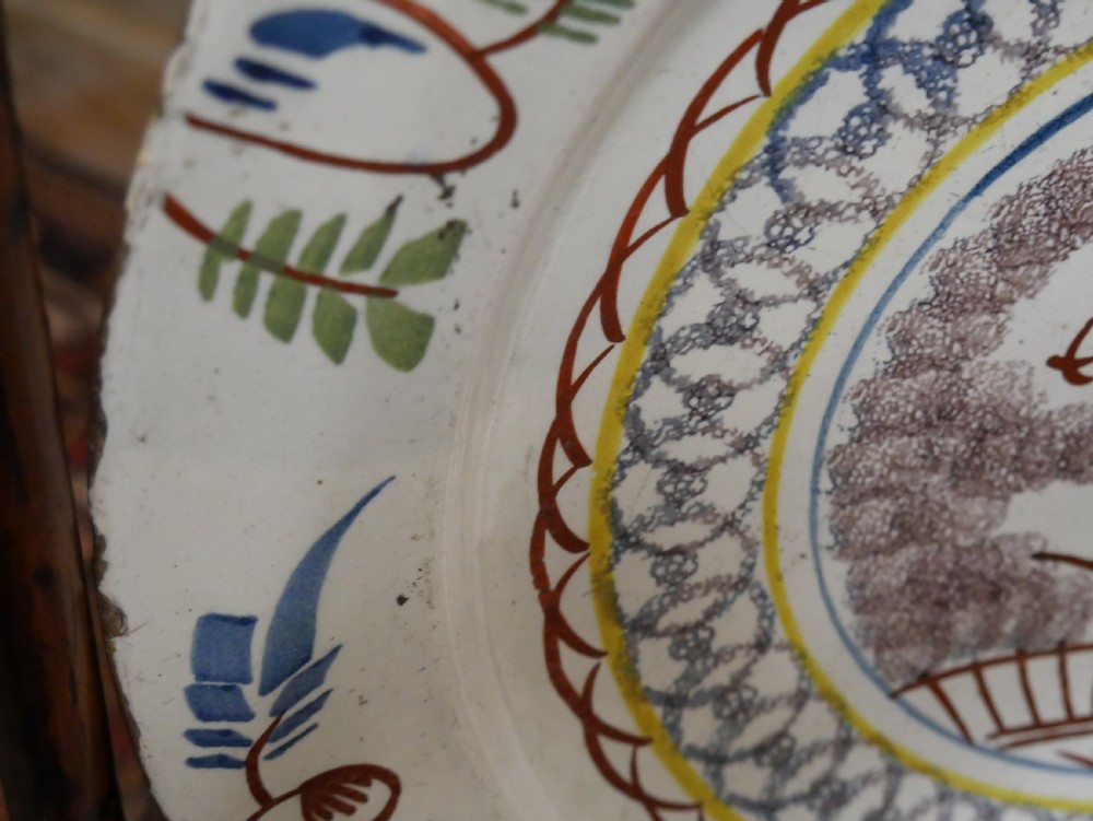 18th Century English Delft Charger View VIII