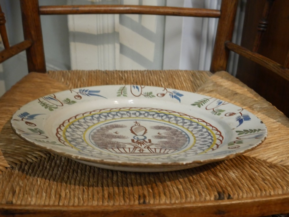 18th Century English Delft Charger View IX