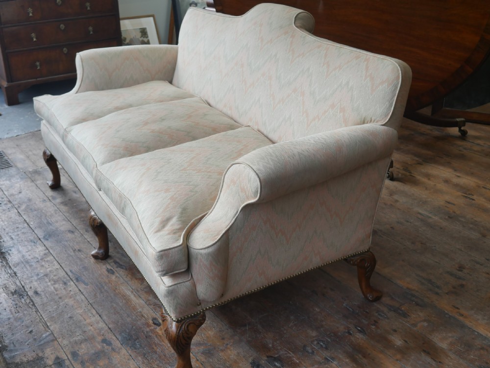 Fine Quality Upholstered Sofa Dated 1900 View III