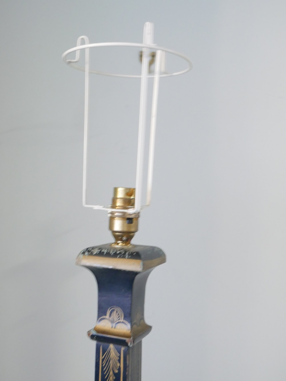 Blue Lacquer Standard Lamp View II