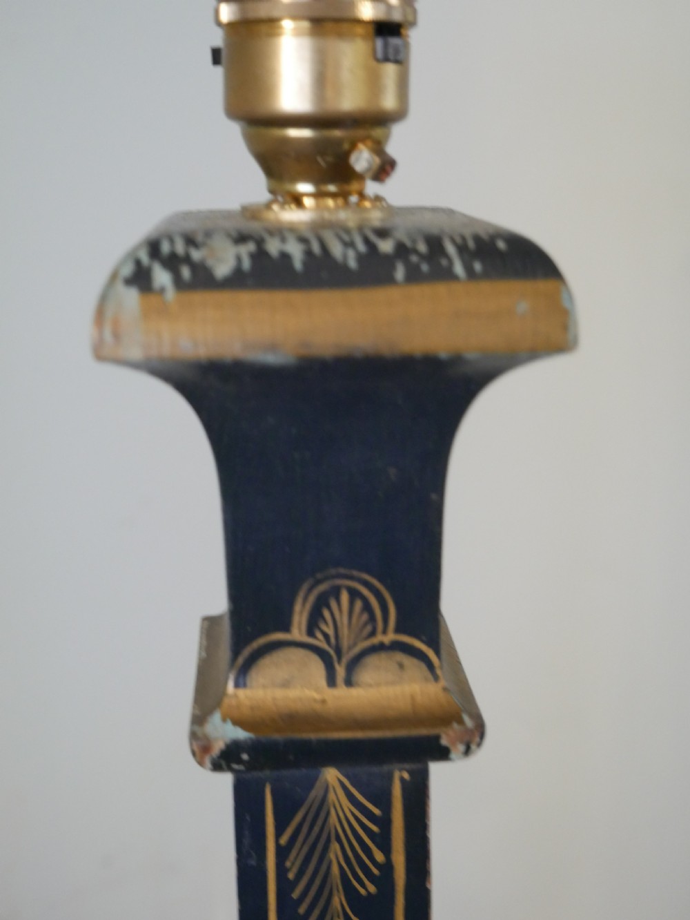 Blue Lacquer Standard Lamp View III