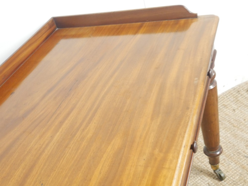 Large19th Century Mahogany Side Table View V