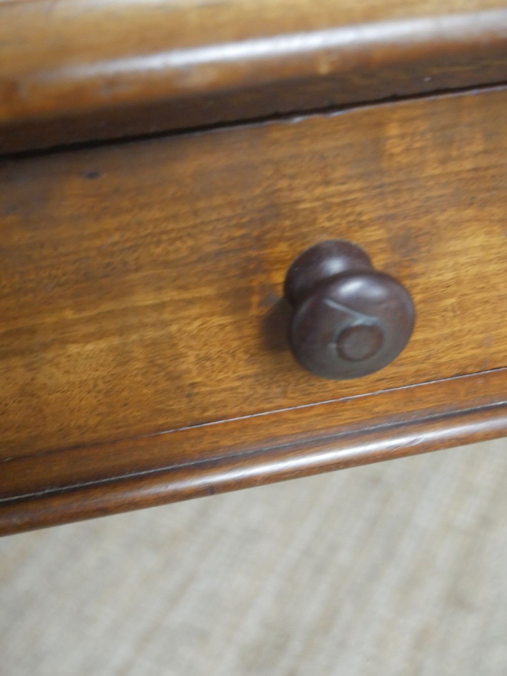 Large19th Century Mahogany Side Table View VI