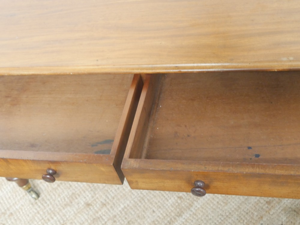 Large19th Century Mahogany Side Table View IX