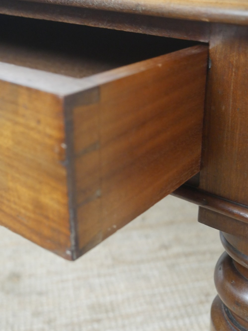 Large19th Century Mahogany Side Table View X