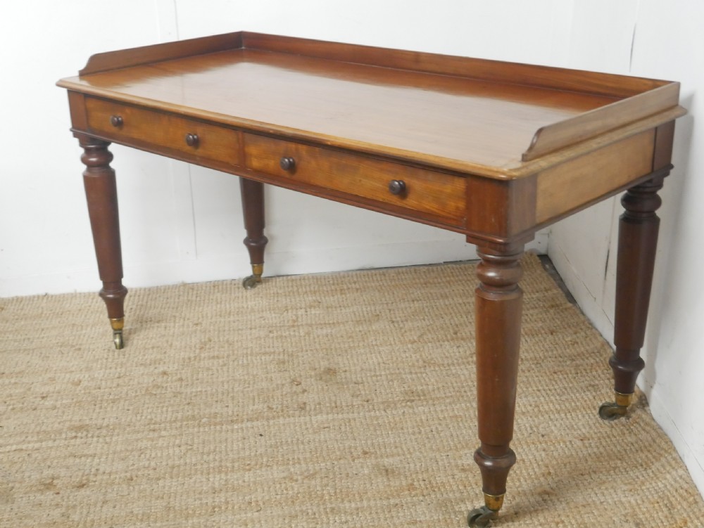 Large19th Century Mahogany Side Table View XI