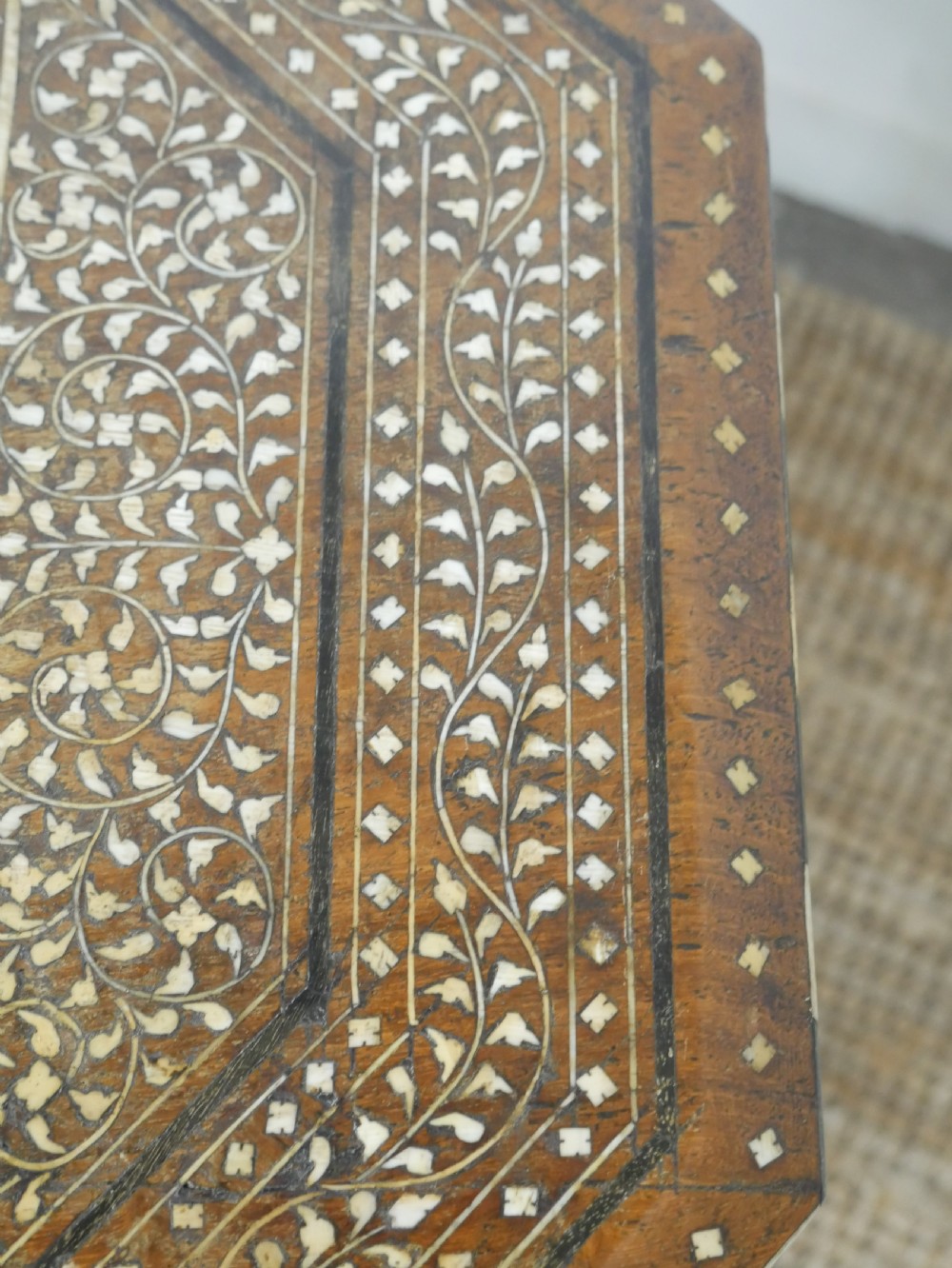 Indian Folding Hoshiarpur Chess Table View VII
