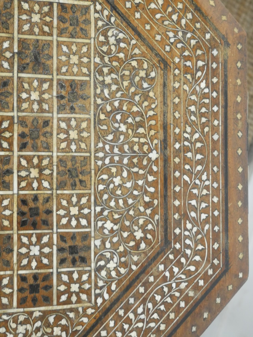 Indian Folding Hoshiarpur Chess Table View VIII