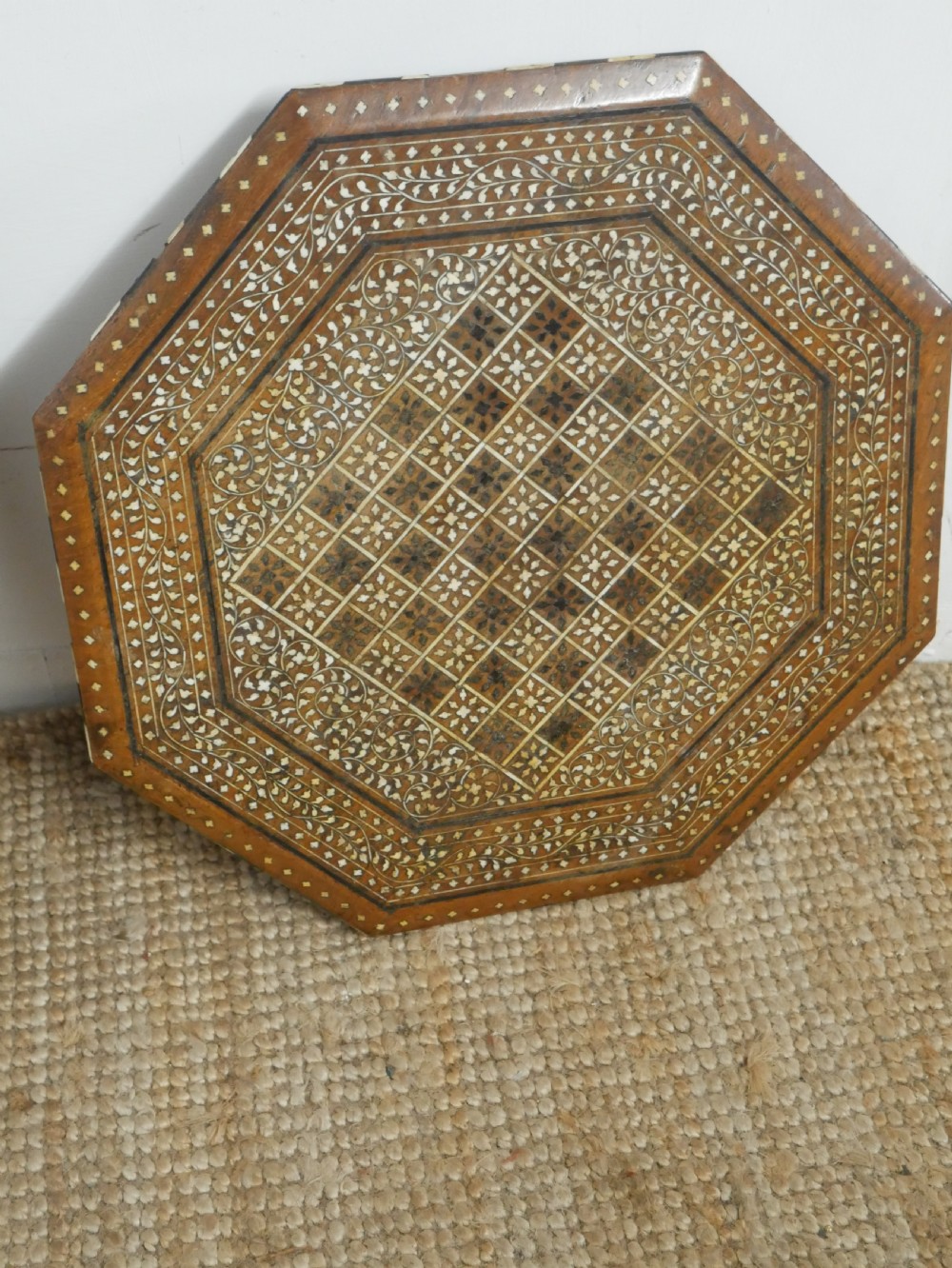Indian Folding Hoshiarpur Chess Table View XI