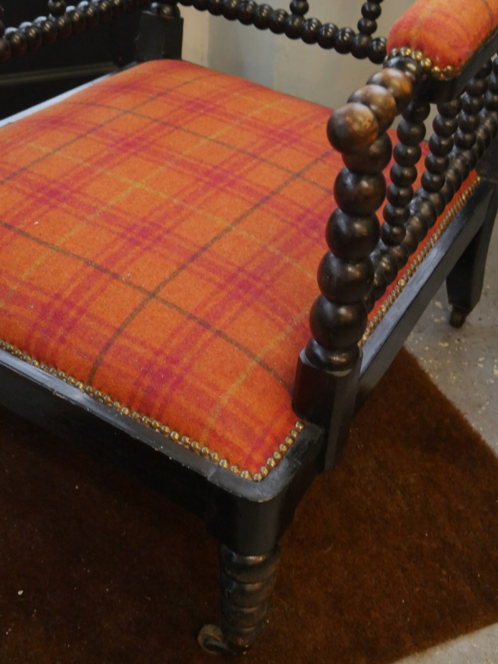 19thC Bobbin Armchair View II