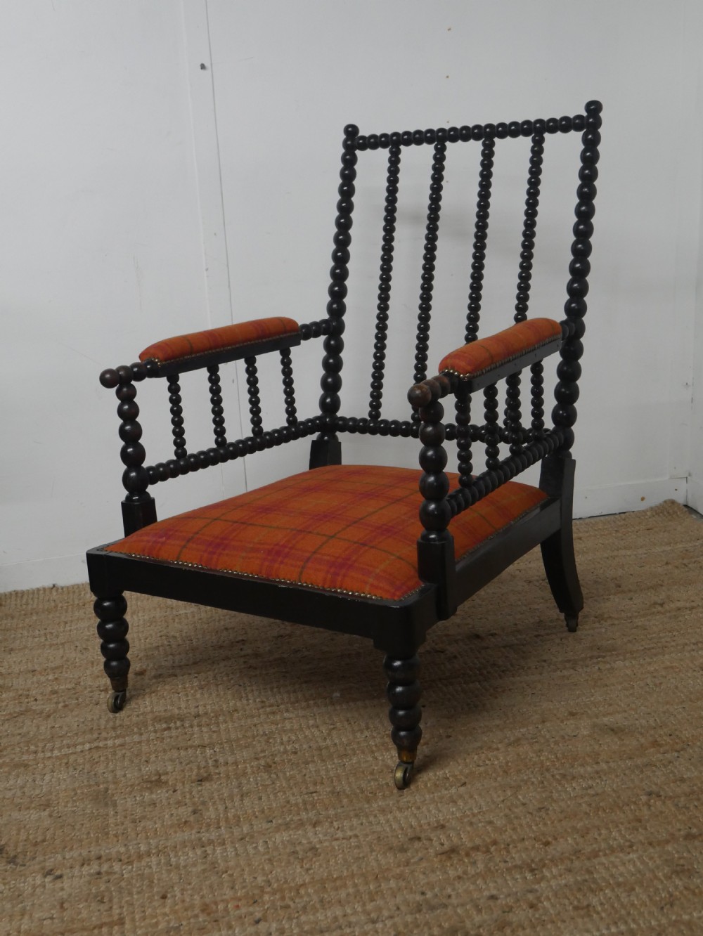19thC Bobbin Armchair