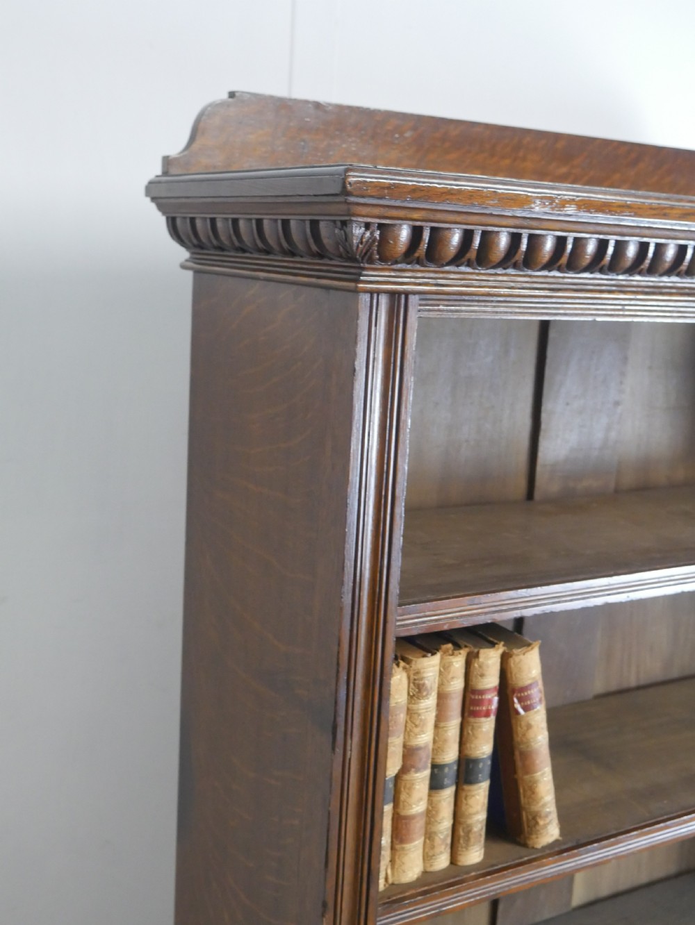 19thCentury Oak Bookcase View II