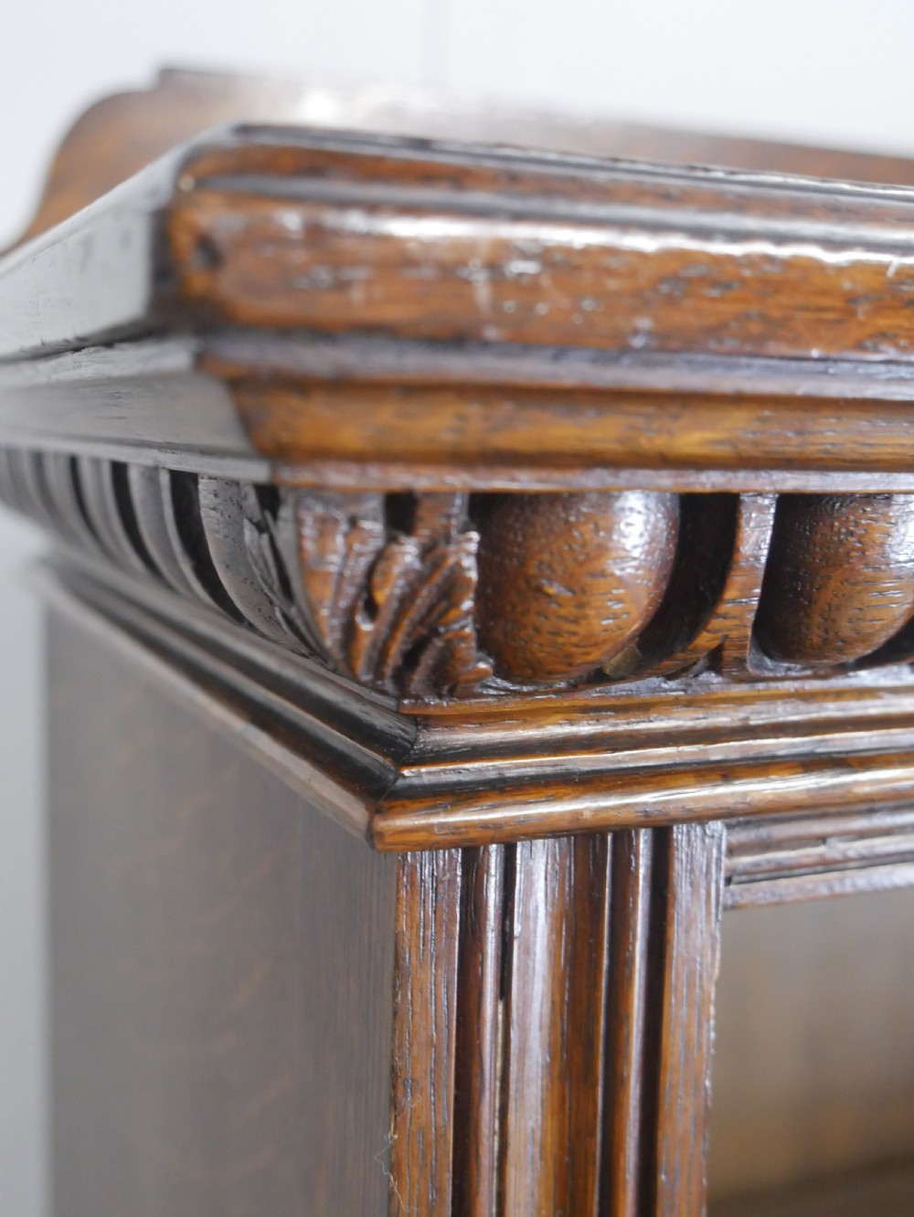 19thCentury Oak Bookcase View III