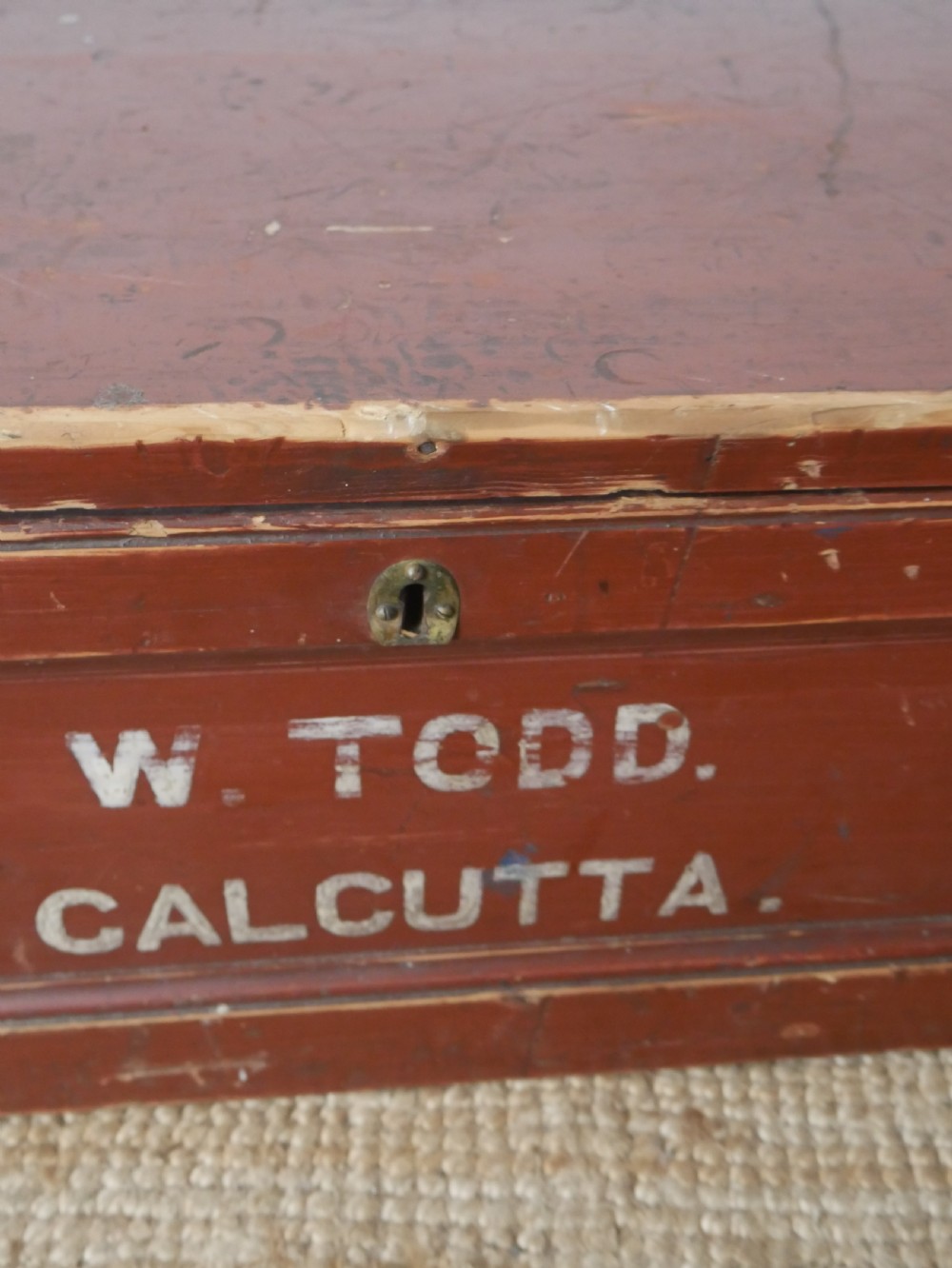 Painted Pine Trunk W. Todd Calcutta View VII