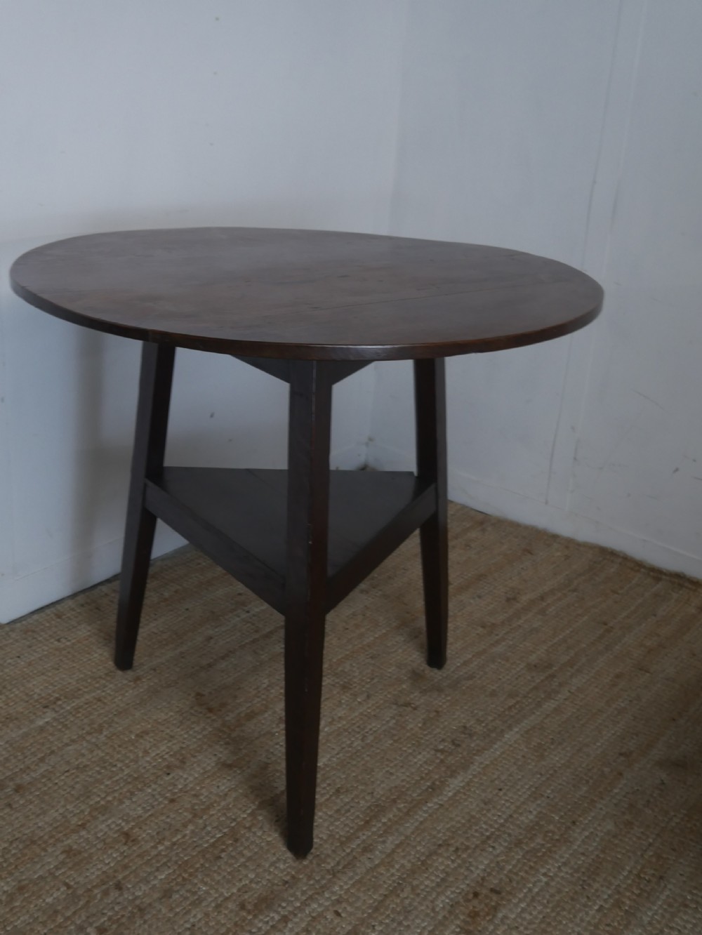 Large Oak Cricket Table Dated  View IX