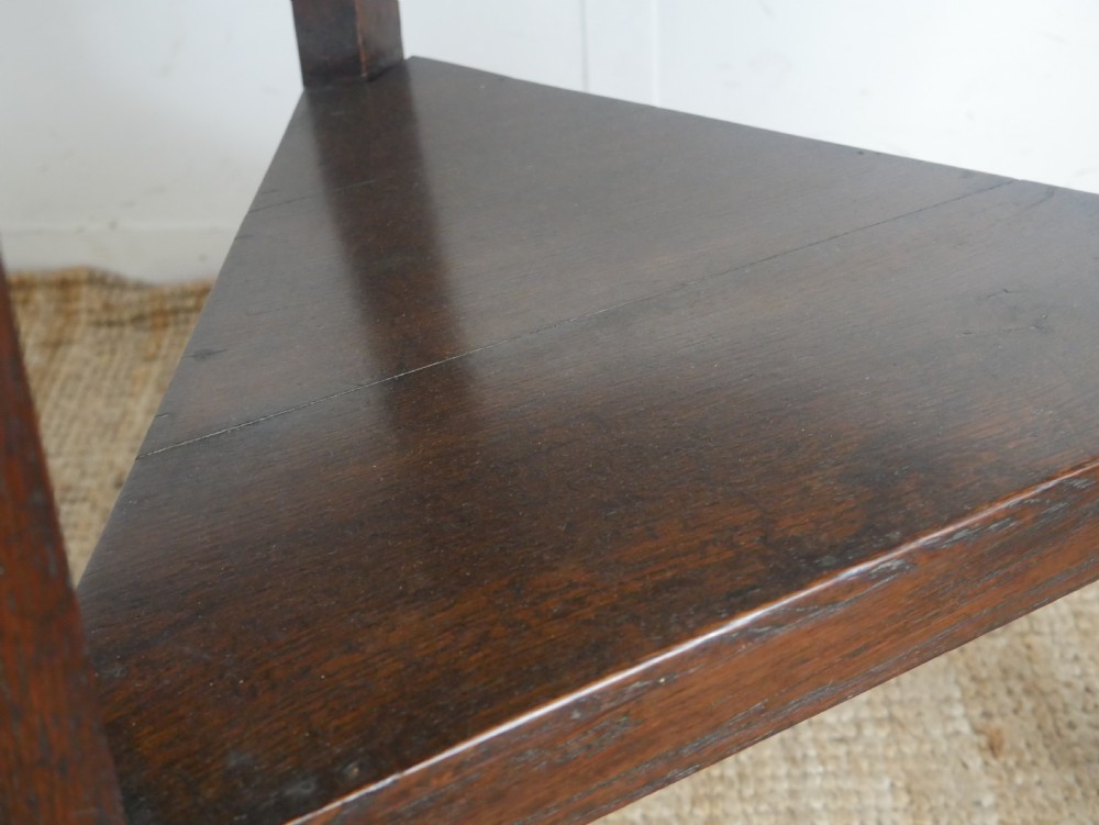 Large Oak Cricket Table Dated  View VII