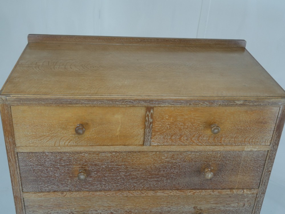 Att. to Heals Oak Chest of Drawers View IV