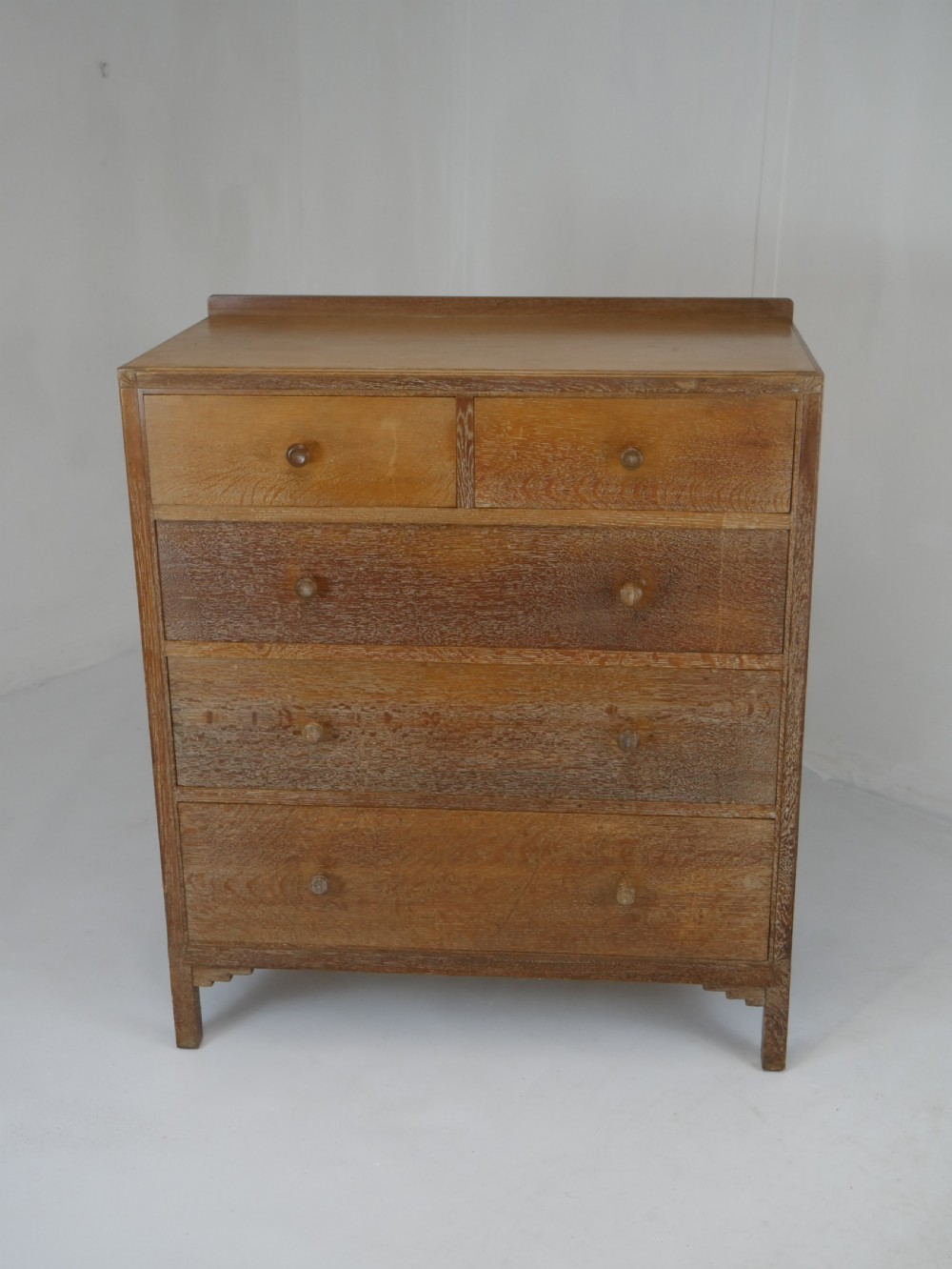 Att. to Heals Oak Chest of Drawers View XV