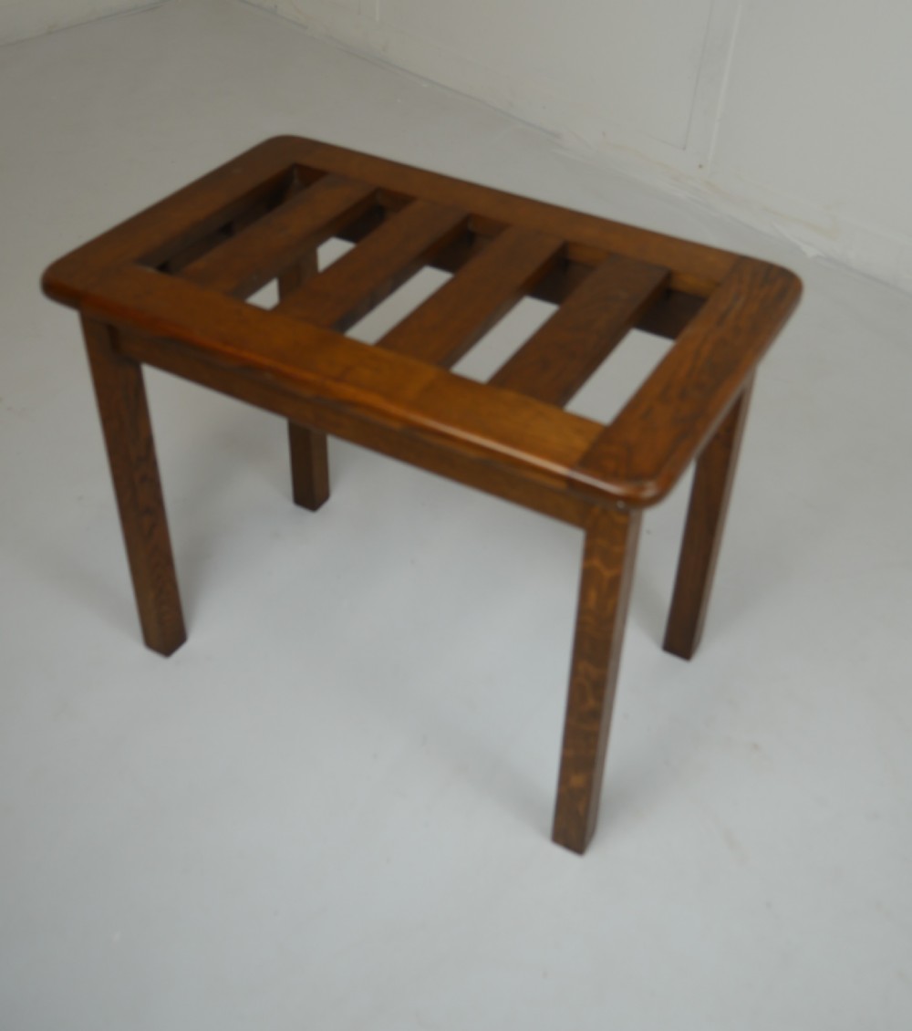 Oak Luggage Rack