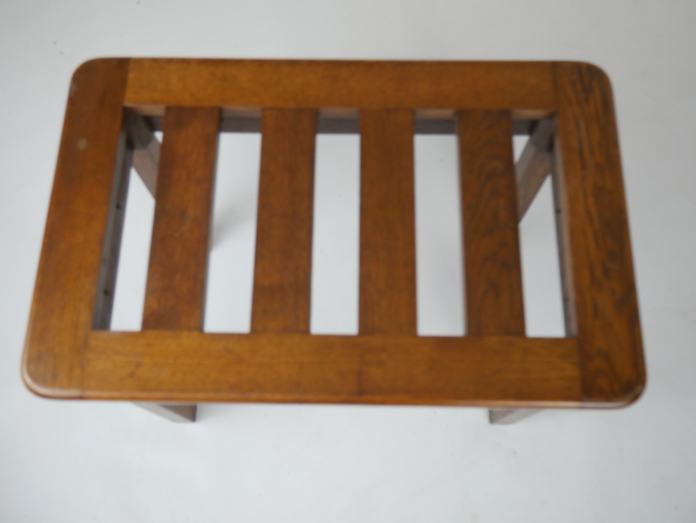 Oak Luggage Rack View II
