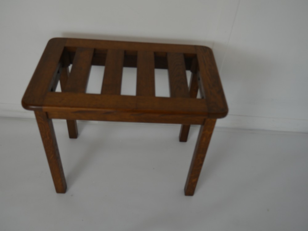 Oak Luggage Rack View VI