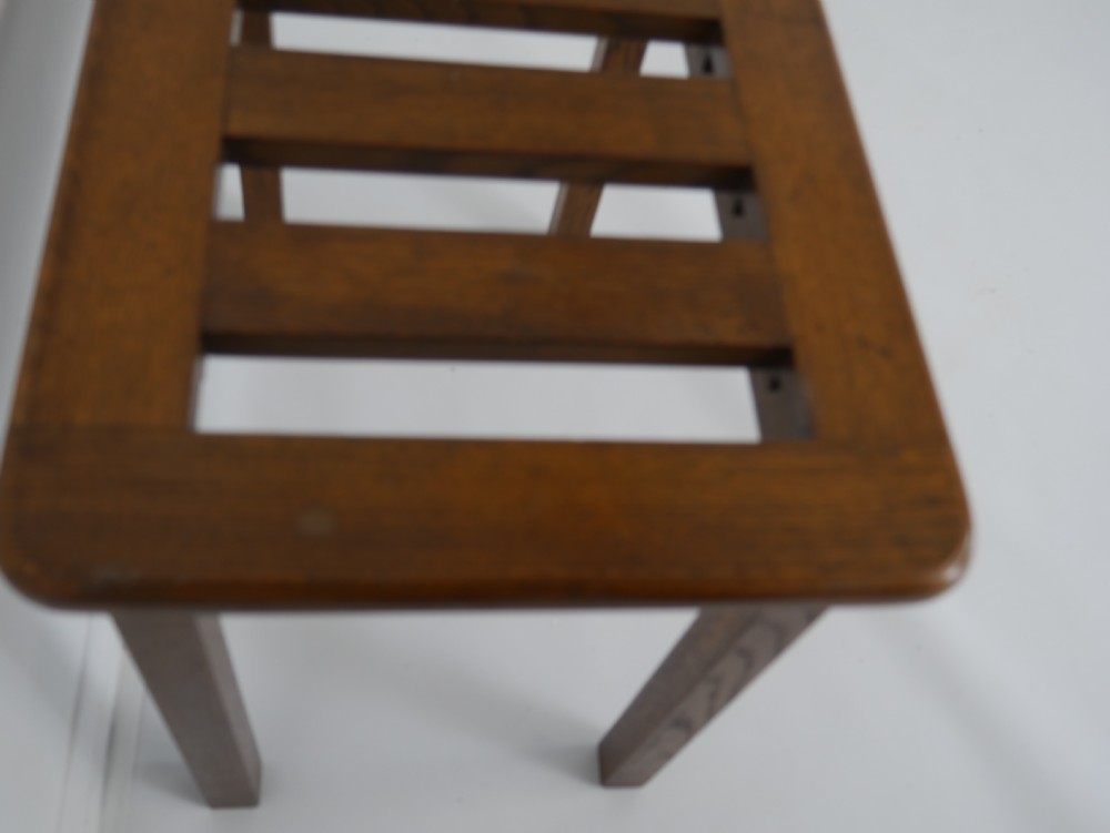 Oak Luggage Rack View VII