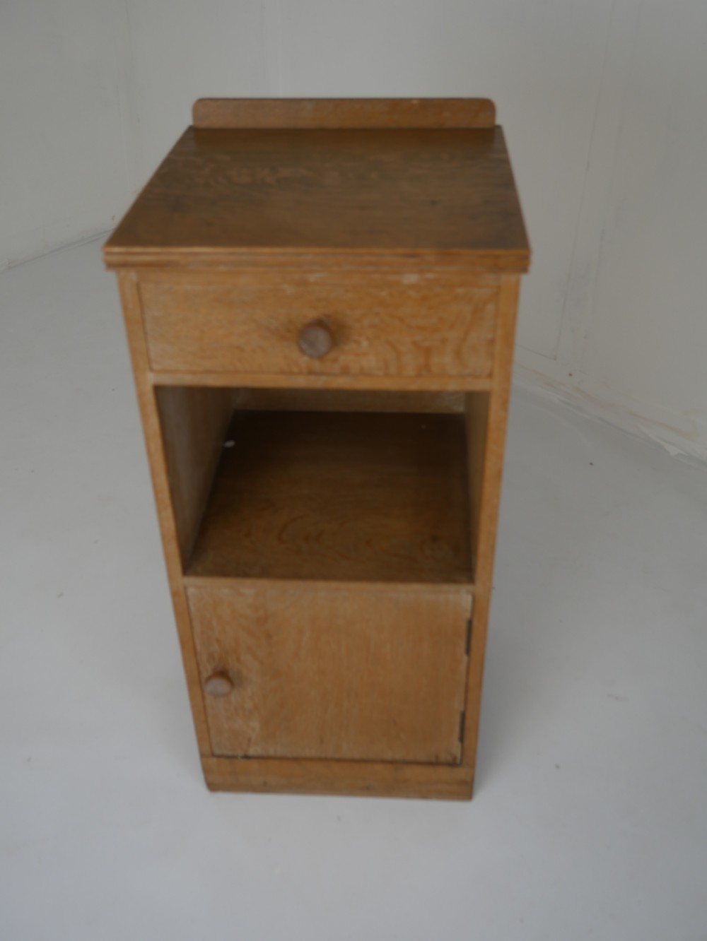 Heals Oak Bedside Cabinet View II