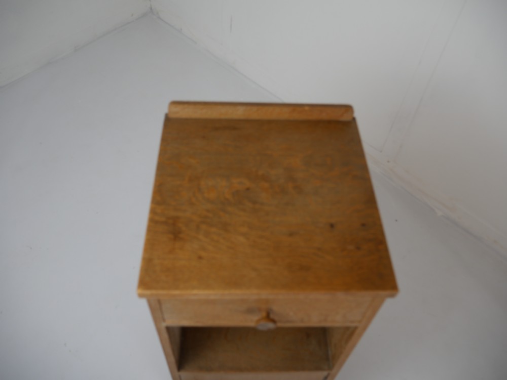 Heals Oak Bedside Cabinet View IX
