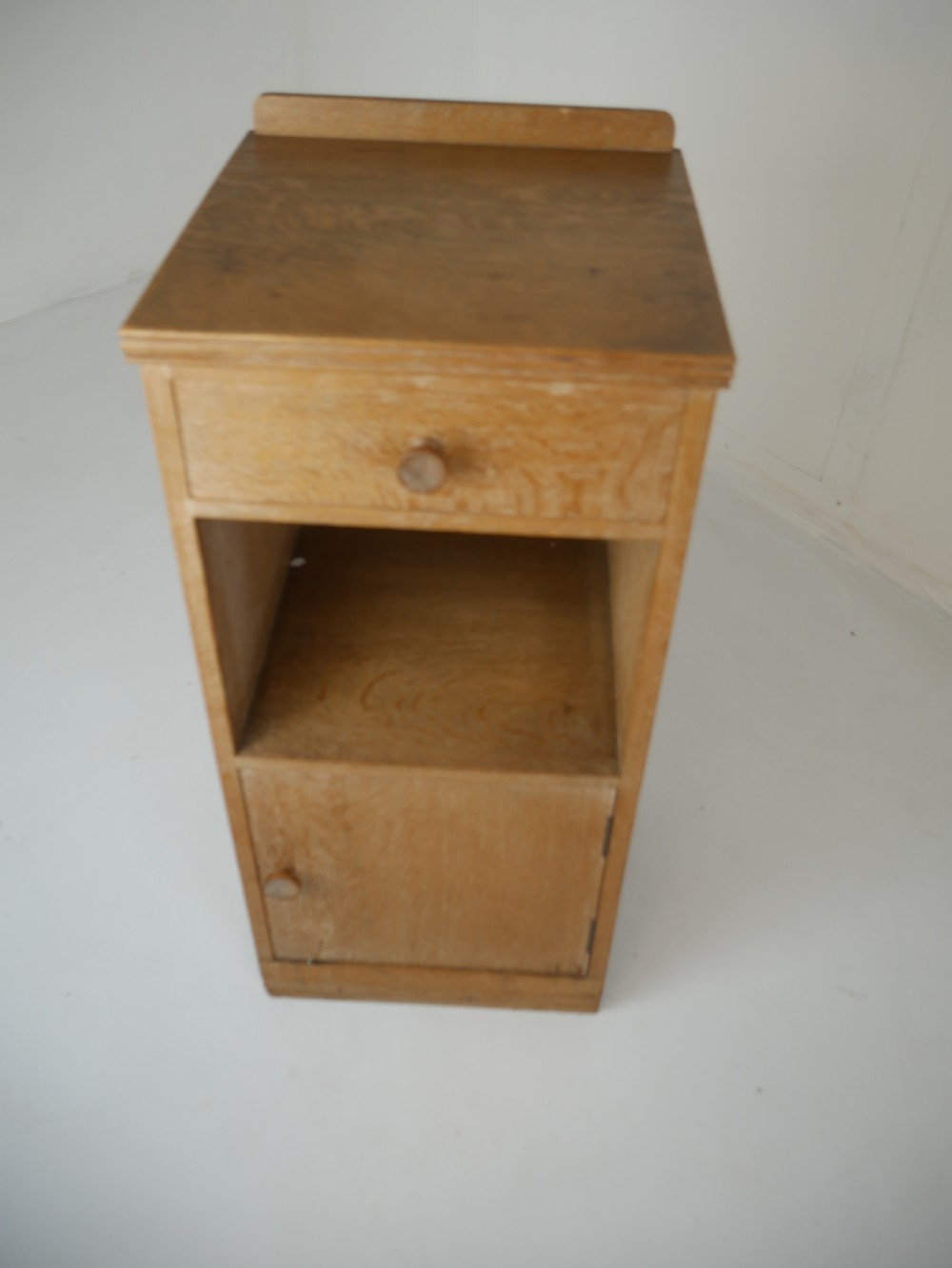 Heals Oak Bedside Cabinet View X