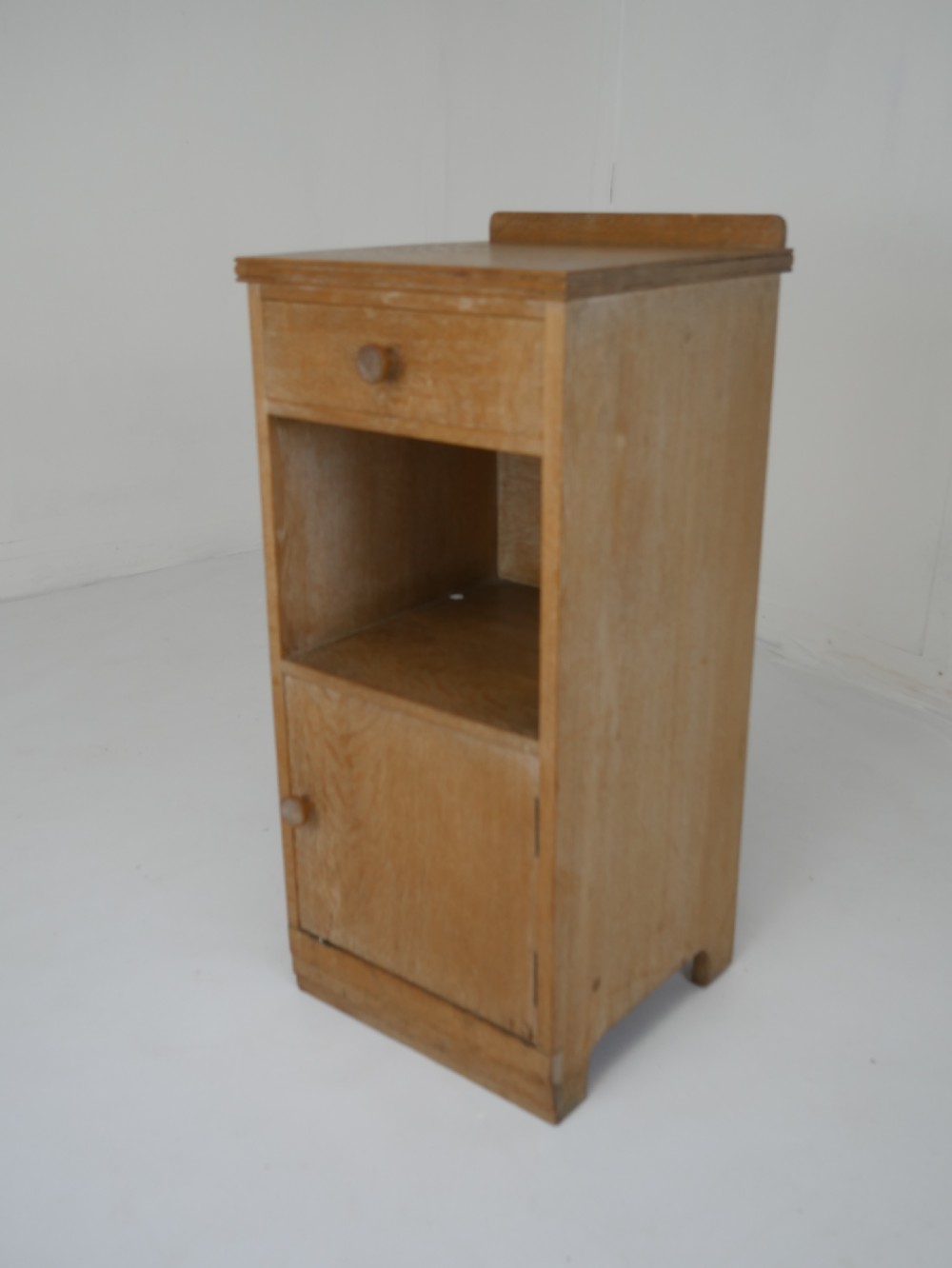 Heals Oak Bedside Cabinet View VIII