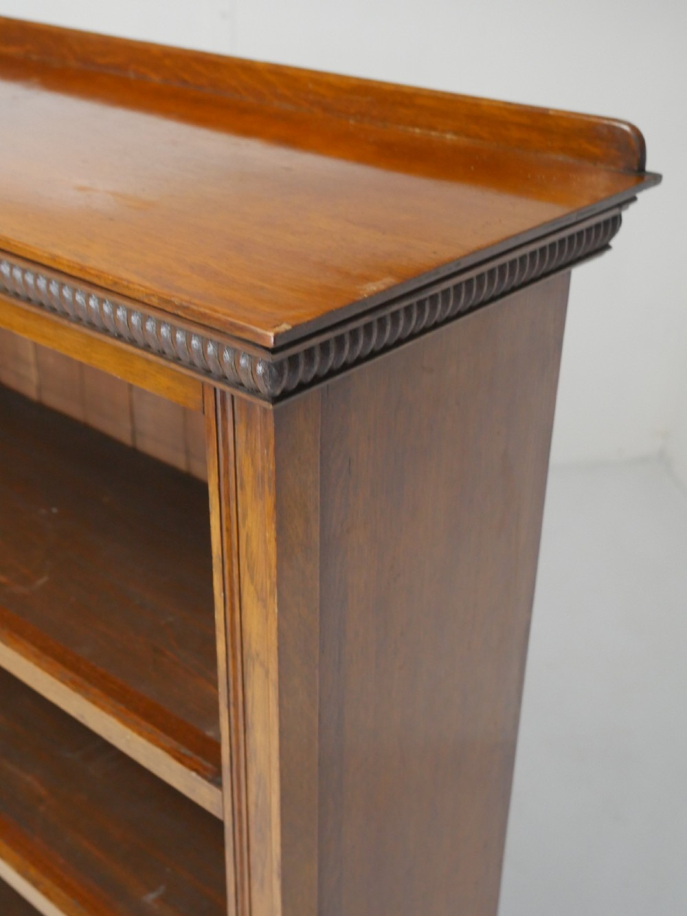 Large Scottish Oak Bookcase View II