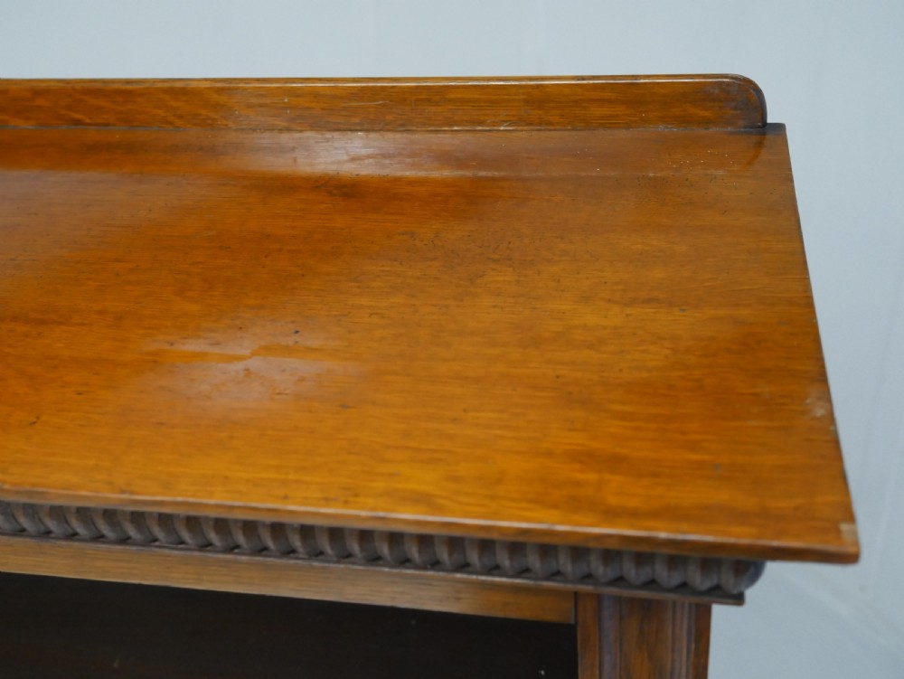 Large Scottish Oak Bookcase View V
