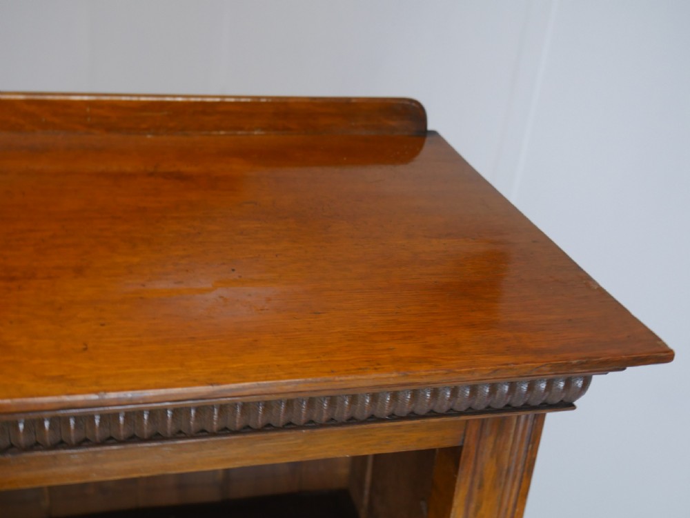 Large Scottish Oak Bookcase View X