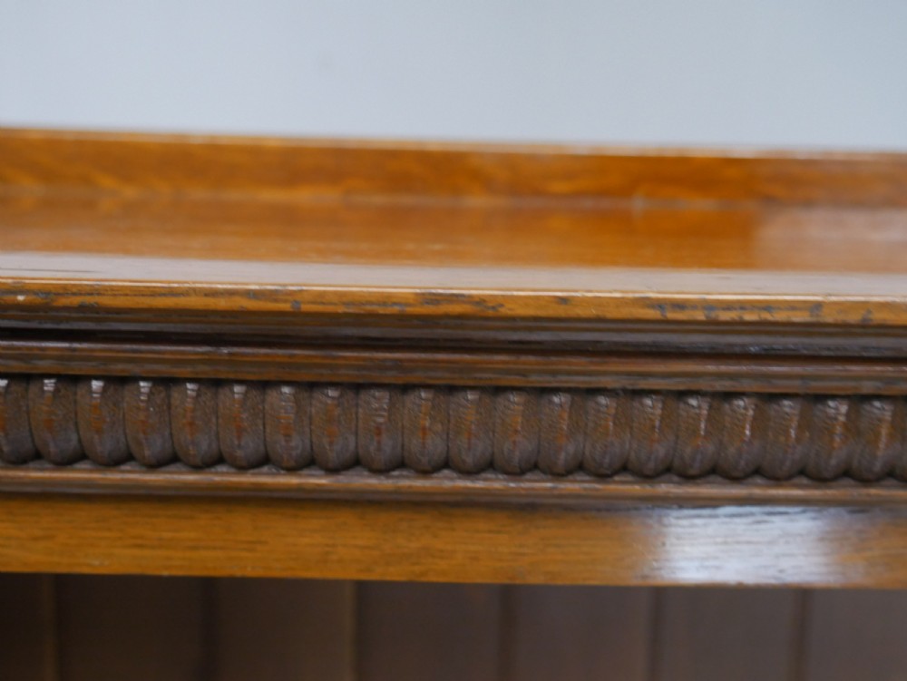 Large Scottish Oak Bookcase View XI