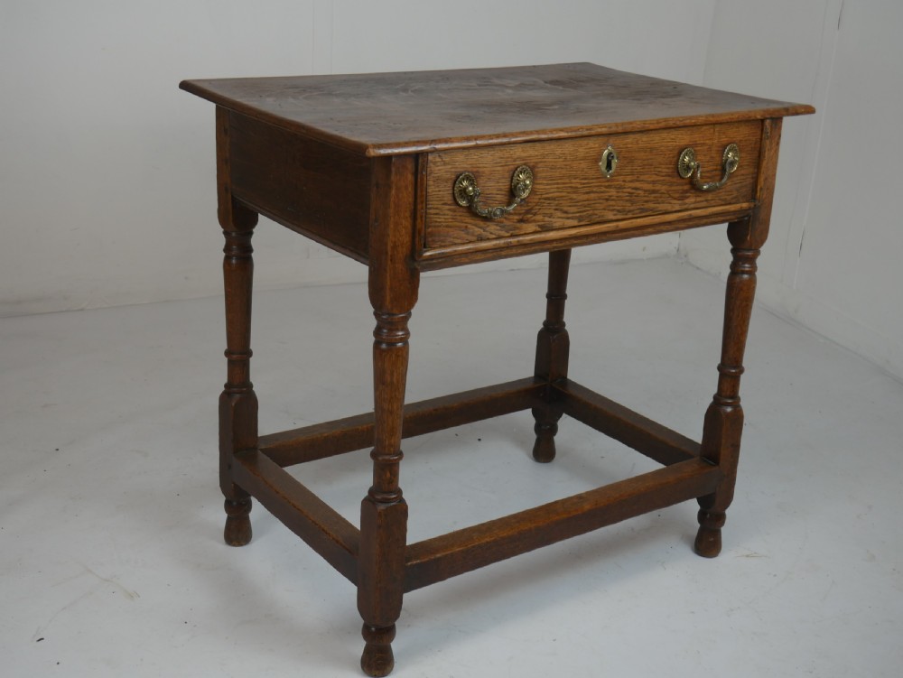 18thC Oak Lamp Table