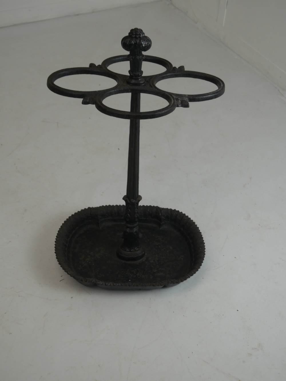 19thC Cast Iron Umbrella Stand