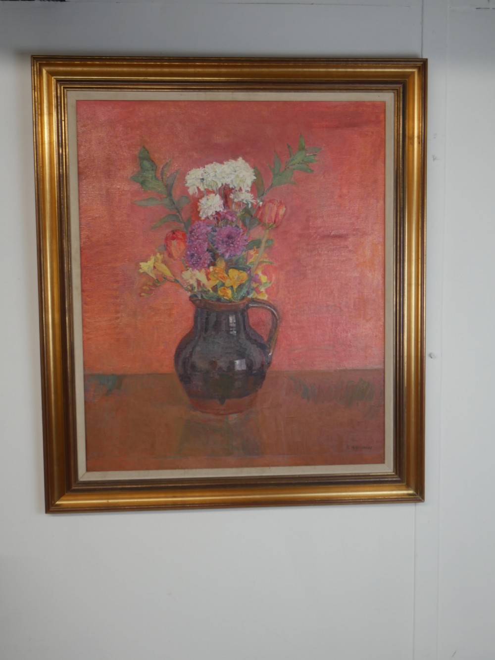 Oil Painting of Flowers 