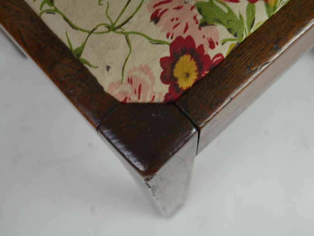 Antique Georgian Oak Corner Chair View IV