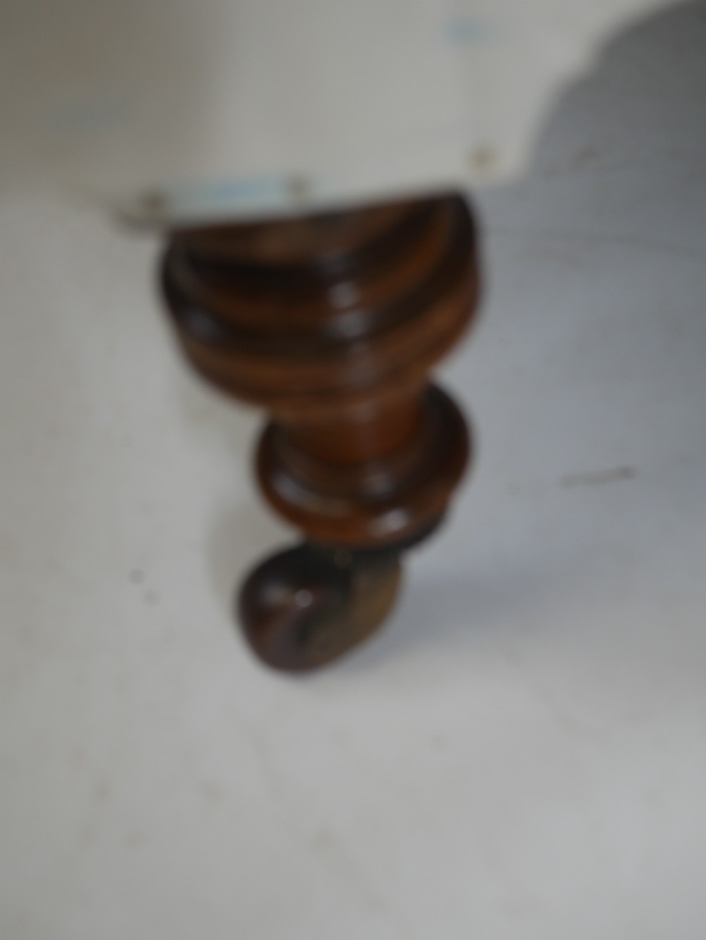 19th Century Walnut Slipper Chair View IV