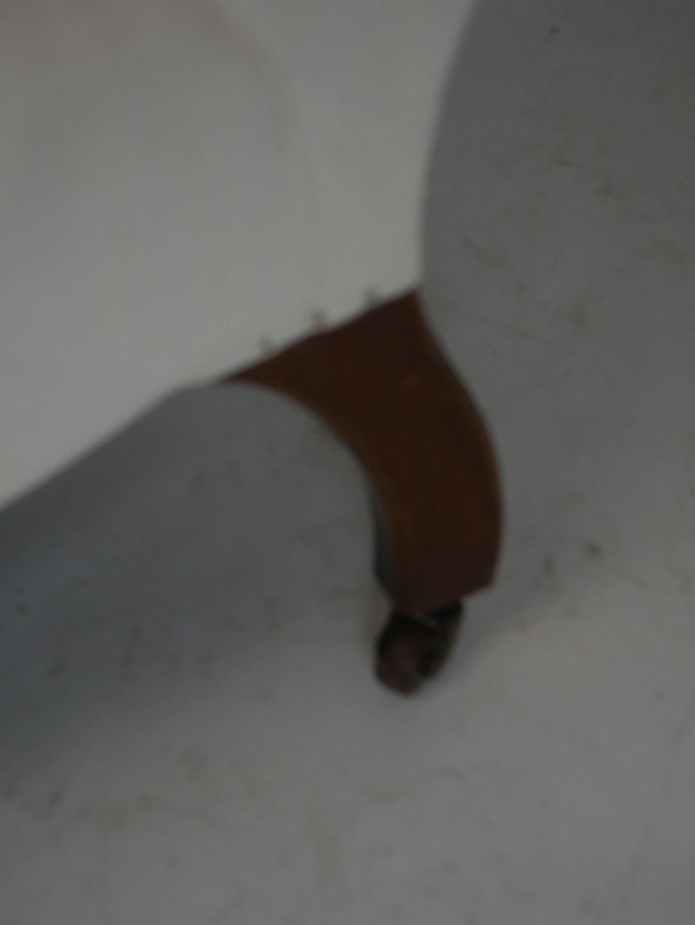 19th Century Walnut Slipper Chair View V