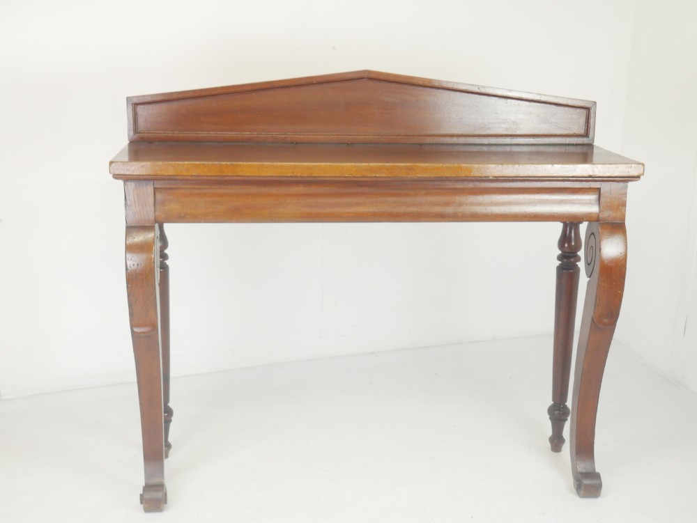 Scottish 19thC Narrow  Oak Console Table